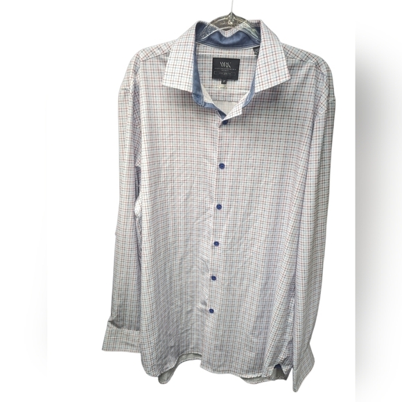W.R.K Other - W.R.K. Men's 4 Way Stretch Plaid Shirt Sz 17/ XXL